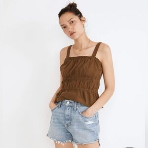 Madewell Denim Side Slit Shorts (size 28)